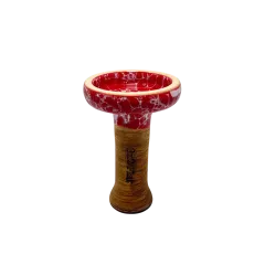 Глиняна чаша 2x2Hookah Flat Red (Червоний)