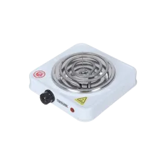 Електроплита, електропіч для вугілля 1000W White (1 конфорка)