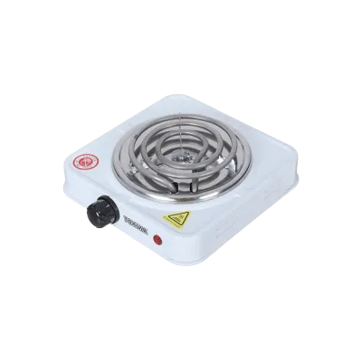 Электроплита, электропечь для угля 1000W White (1 конфорка)