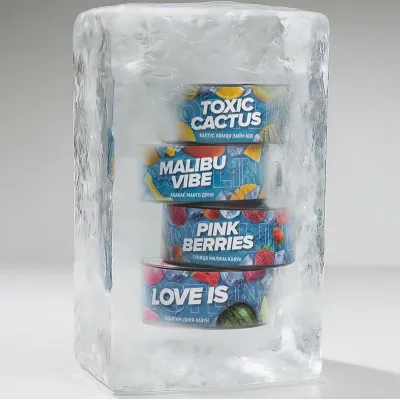 Тютюн 420 Frost Line Freeze pop (Орбіт Чорниця Жуйка, 100 г)