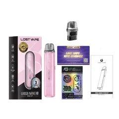 Lost Vape Ursa Nano 3 1200 Saiyan Spirit (Оранжевый с рисунком, с картриджем) Многоразовый POD