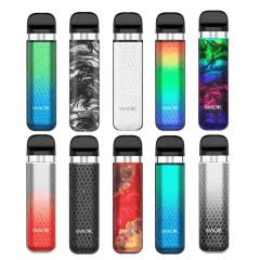 Smok Novo 2X Pod Kit 800 Red Stabilizing Wood (Червоний, з картриджем) Багаторазовий POD