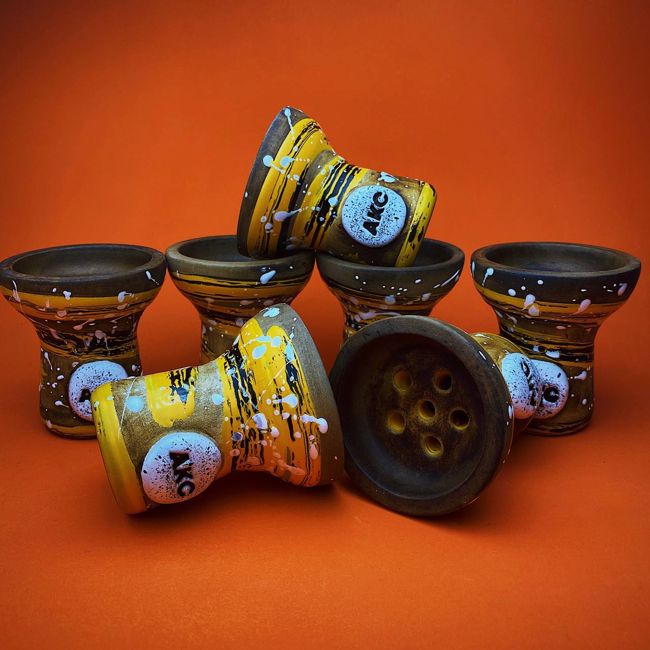Купити Чаша 2x2Hookah Medium turtle white (Білий) недорого